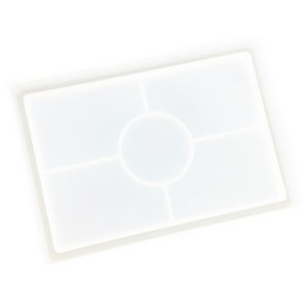 RESLIN - Silicone Mould - Rectangular Coaster - 15,5x11x2cm