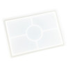 RESLIN - Silicone Mould - Rectangular Coaster - 15,5x11x2cm