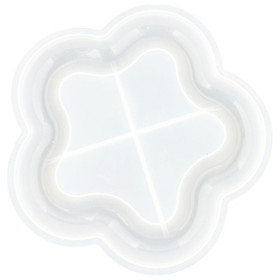 JESMONITE - Silicone Mould - Flower-shaped Dish - 15,8x14,9x1,7cm