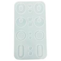 RESLIN - Silicone Mould - Earrings Retro - 20,3x11,1x0,4cm