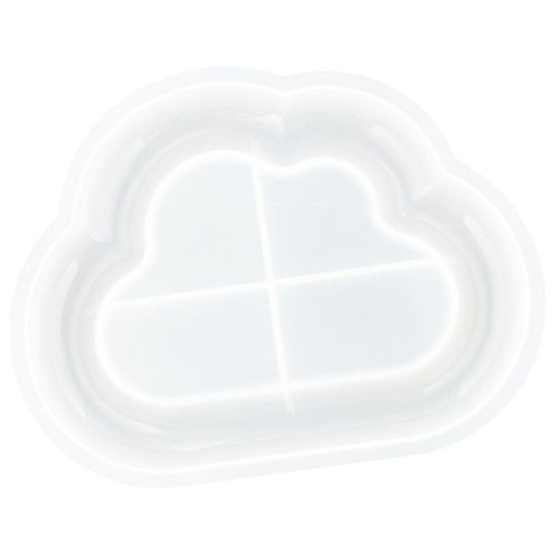JESMONITE - Silicone Mould - Cloud-shaped Dish - 13,8x17,8x1,8cm