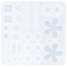 RESLIN - Moule en Silicone - Boucles d'Oreilles Fleur - 21,5x22,5x0,8cm
