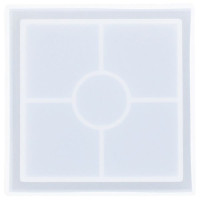RESLIN - Silicone Mould - Square Coaster - 10x10x1,8cm