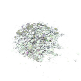 JESMONITE - Paillettes - Argent - 15g