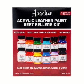 ANGELUS - Best Sellers Kit - 12 x 1OZ - Leather Paint