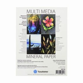 YASUTOMO - Mineral Paper - Bloc - 6x8" - 20 Feuilles