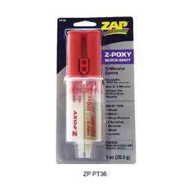 ZAP - Z-Poxy - Colle Époxy 5 Minutes - Seringue 1OZ