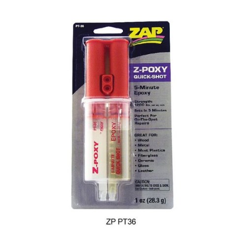 ZAP - Z-Poxy - 5-Minute Epoxy Glue - 1OZ Syringe