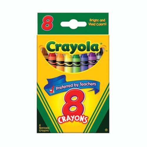 CRAYOLA - Craies à la Cire - 8 Couleurs