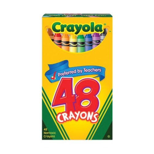 CRAYOLA - Wax Crayons - 48 Colors