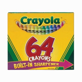 CRAYOLA - Wax Crayons - 64 Colors