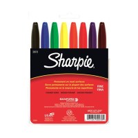 SHARPIE - Fine Permanent Markers - Set 8