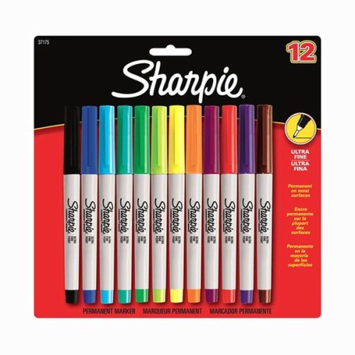 SHARPIE - Ultra Fine Permanent Markers - Set 12