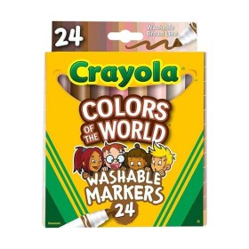 CRAYOLA - Super Tips - 24 - Colors of the World - LARGE
