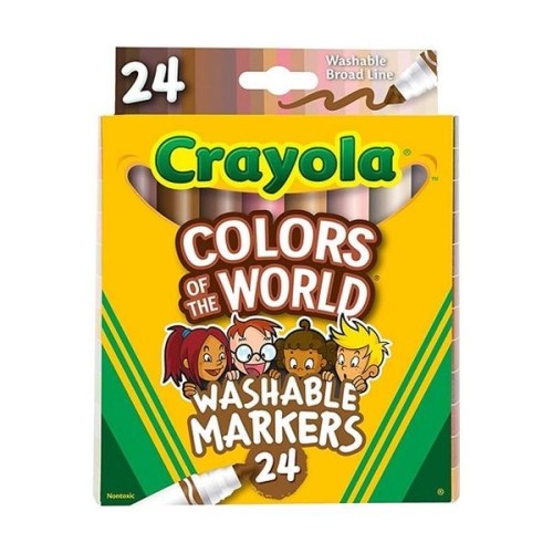 CRAYOLA - Super Tips - 24 - Colors of the World - LARGE