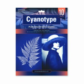 JACQUARD - CYANOTYPE - Feuilles (10) [8.5x11]