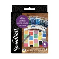 SPEEDBALL - Encres LINO (6) [BLOCK PRINT INK STARTER]