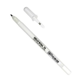 SAKURA - Stylo Bille Gel - 1.0MM [GELLY ROLL - BLANC - 10 - BOLD]