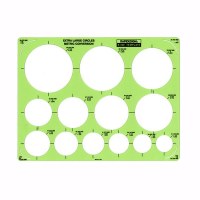 PLAID - Gabarit / Template Cercles [Ronds - Géants - 3cm à 9cm - EXTRA]