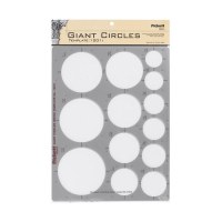 PLAID - Gabarit / Template Cercles [Ronds - Géants - 3cm à 9cm - INK]