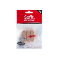 SOFFT - Éponges Art - Set de 3 - Rond