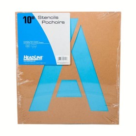 HEADLINE - Gothic Stencils - Letters & Numbers - 10" Lettres