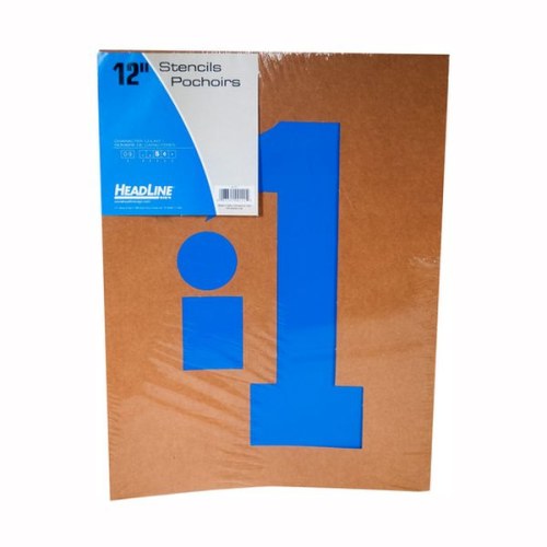 HEADLINE - Pochoirs Gothic - Lettres & Nombres - 12" Nombres