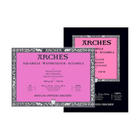 ARCHES - Aquarelle - Block - 300 gsm - Hot Pressed