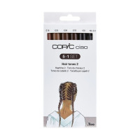 COPIC - Feutres CIAO 5+1 - 5 Couleurs Cheveux V2 + 1 Multiliner