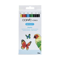 COPIC - CIAO 5+1 Set - 5 Bright Colors + 1 Multiliner
