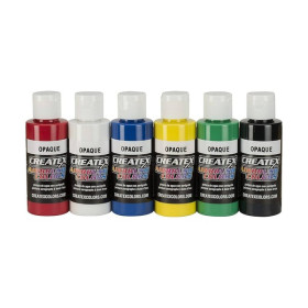 CREATEX - Airbrush Opaque - Set 6 x 2OZ