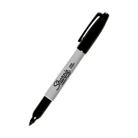 SHARPIE - Marqueur Permanent - Fine - Noir