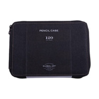 LINECO - Canvas Pencil Case for 120 - Blue