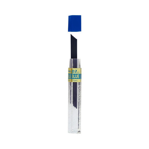 PENTEL - Mines Couleur - 0.7mm (12) [Bleu]