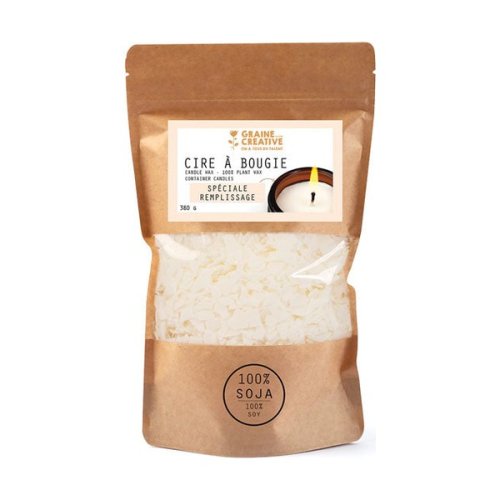 GRAINE CREATIVE - Cire de Soja - 380 g - Remplissage