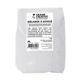 GRAINE CREATIVE - Granules de Cire Bougie - 1 kg - 100% Paraffine