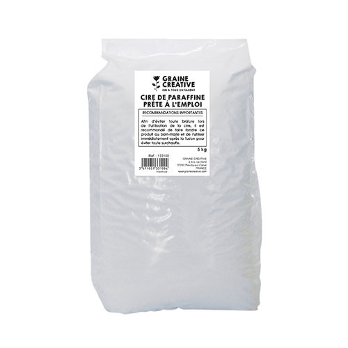 GRAINE CREATIVE - Candle Wax Granules - 5 kg - 100% Paraffin