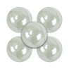 GRAINE CREATIVE - Clear Plastic Balls - 5 Balls - Ø 10 cm