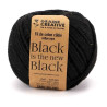 GRAINE CREATIVE - Ficelle Coton Câblé - 2,5 mm - 80 m - 200 g - Noir