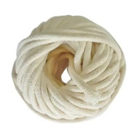 GRAINE CREATIVE - Braided Cotton String - 4 mm - 17 m - 100 g