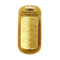 GRAINE CREATIVE - Ficelle de Jute - 2 mm - 100 m - Naturelle