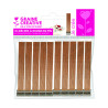 GRAINE CREATIVE - Wide Pine Candle Wicks - 10 Wicks - 20x130 mm