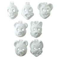 GRAINE CREATIVE - Animal Masks - 14 Masks (2 x 7 Models)