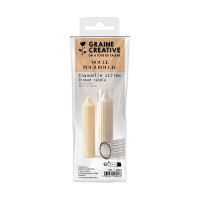 GRAINE CREATIVE - PVC Candle Mould - Striped Pillar