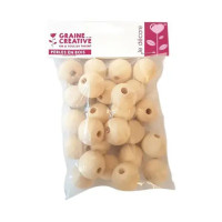 GRAINE CREATIVE - Wood Beads - 25 Pieces - 30 mm