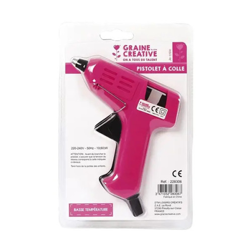 GRAINE CREATIVE - Pistolet à Colle Mini - 230 V - 60 W