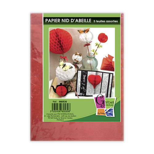 GRAINE CREATIVE - Honeycomb Sheets - 5 Sheets