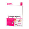 GRAINE CREATIVE - Plastique Dingue - 30 Feuilles - Blanc (Collectivité)
