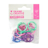 GRAINE CREATIVE - Porte-Clés Chaînette - 10 Pièces - Coloris Assortis