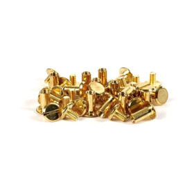 GRAINE CREATIVE - Vis Chicago - 20 Pièces - Attaches Cuir - H 10 mm Ø 9,5 mm